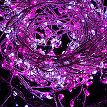 Гірлянда Springos 3 м 300 LED CL0091 Cold White/Pink, фото 5