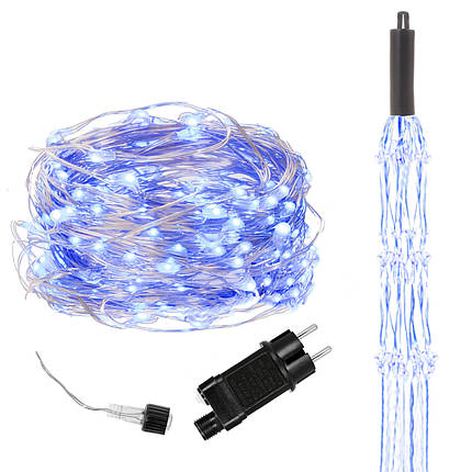 Гірлянда (кінський хвіст) Springos 2 м 300 LED CL0095 Blue, фото 1