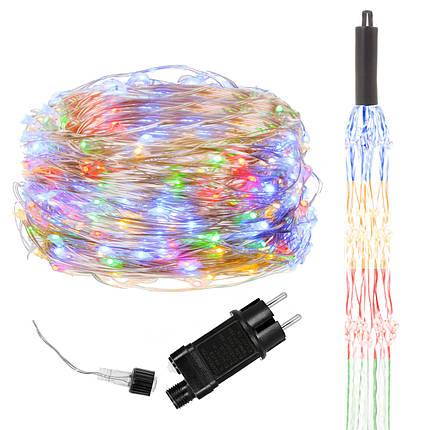 Гірлянда (кінський хвіст) Springos 2 м 300 LED CL0096 Mix, фото 1