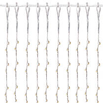 Гірлянда водоспад (штора) Springos 2 x 2 м 400 LED CL0097 Warm White, фото 5