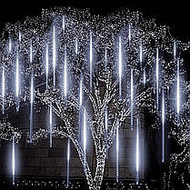 Гірлянда метеоритний дощ Springos 3 м 144 LED CL1213 Cold White, фото 6