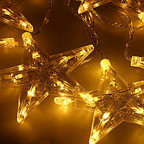 Гірлянда бахрома вулична (зовнішня) Springos 2 м 70 LED CL4016 Warm White, фото 5