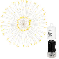 Гірлянда феєрверк на батарейках Springos 3D 100 LED CL0181 Warm White, фото 5