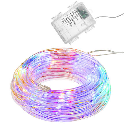 Гірлянда дюралайт на батарейках Springos Rope Lights 5 м 50 LED CL0856 Mix, фото 1