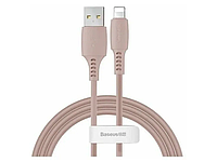 Кабель зарядный Lightning Baseus Colorful USB 2.0 to Lightning 2.4A 1.2 м Pink (CALDC-04)