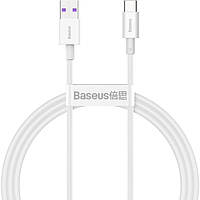 Кабель зарядный Baseus Superior Series Fast Charging Data Cable for Type-C 66W 1м White (CATYS-02)