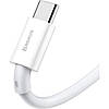 Кабель зарядний Baseus Superior Series Fast Charging Data Cable for Type-C 66W 1м White (CATYS-02), фото 4