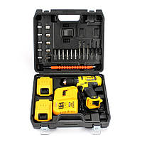 Новинка! Аккумуляторный шуруповерт DeWALT DCD771C2 (24V, 6AH) с набором инструментов. Шуруповерт Деволт