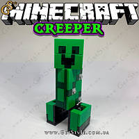 Конструктор фигурка Крипер Майнкрафт Creeper Minecraft 11 см