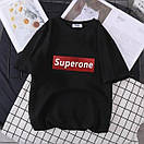 Жіноча футболка прямого крою з написом на грудях (р. 42-44) 83FU1084, фото 3