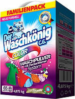 Стиральный порошок для цветных тканей Der Waschkönig Color 4,875 кг