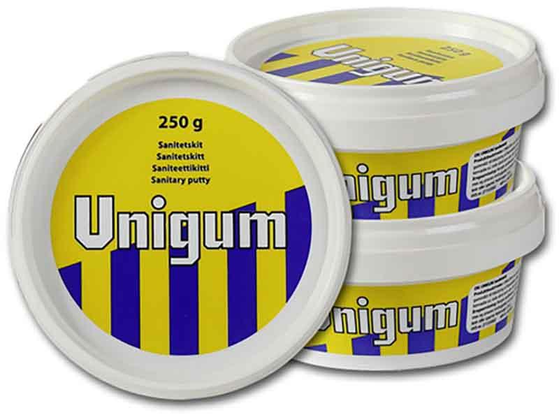Замазка сантехнічна Unigum банку 250 грам