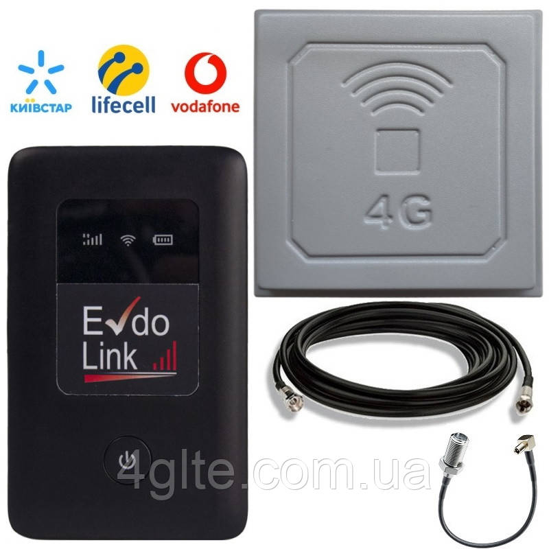 3G/4G роутер EVDOLink EL910 з планшетною антеной 17Дб, фото 1