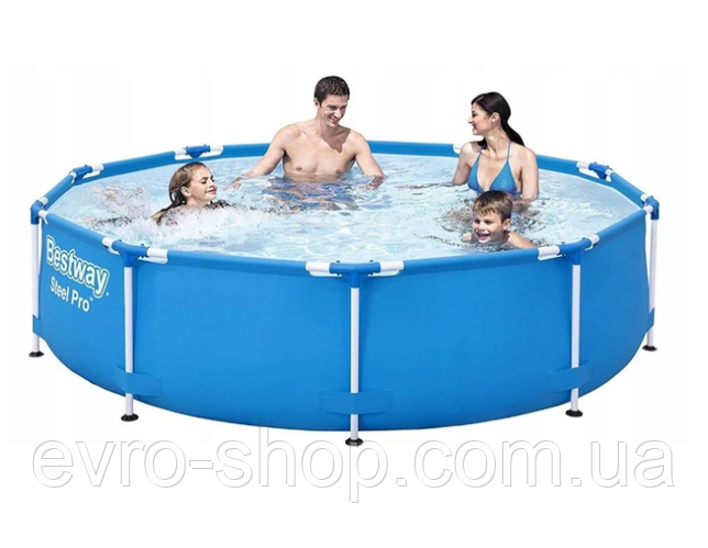 Бассейн каркасный садовый Bestway Steel Pro 305 х 76 см с насосом, цена ...