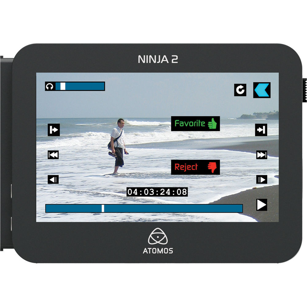 Рекордер Atomos 4.3" Ninja 2 Video Recorder (Full Version) (ATOMNJA003) - фото 4 - id-p268680806