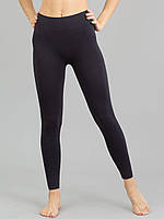 Леггинсы бесшовные женские с высокой талией средней плотности Giulia Leggings model 1 Nero S/M Черные