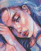 АЛМ-144 Набір діамантової мозаїки Замріяна дівчина, 40*50 см, Ні, фото 3