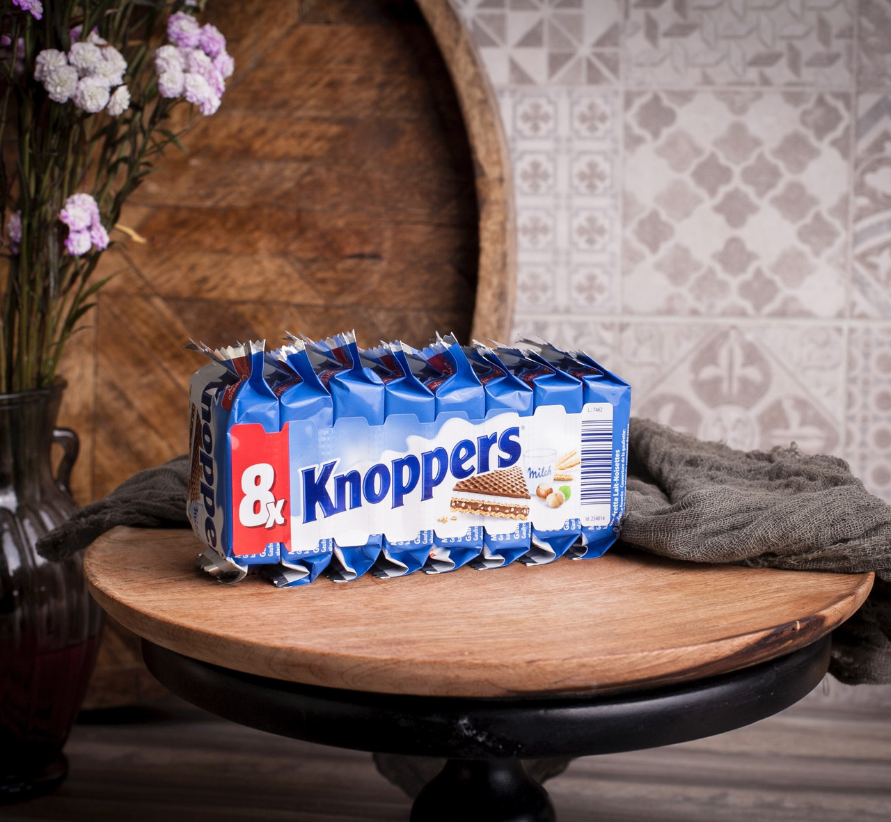 Вафлі 😍 Knoppers 8 шт. (200 гр.) Німеччина