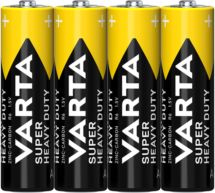 Батарейки VARTA SUPERLIFE AA 1.5V. Zinc Carbon