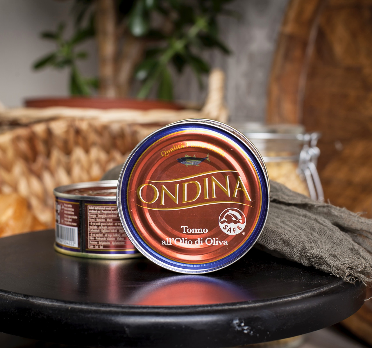 Тунець в оливковій олії😍Ondina "Tonno all'Olio di Oliva". 160 гр. Італія.