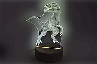 3D світильник нічник Creative Dino