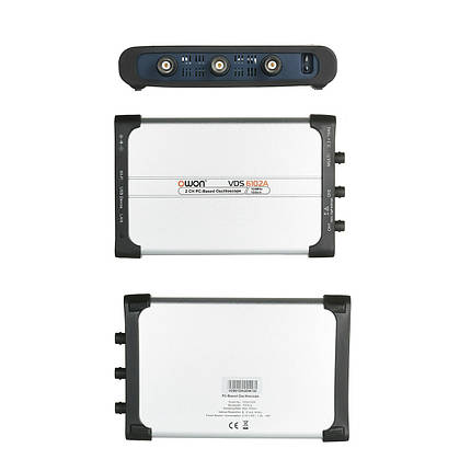 Цифровий осцилограф (PC USB, 2x100МГц, 14 біт) OWON VDS6102A, фото 2
