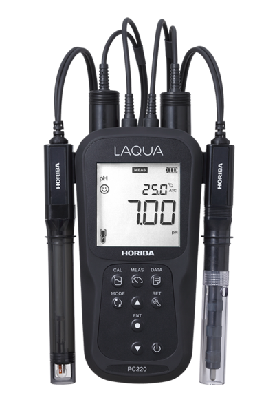 PH-метр/кондуктометр/солемір HORIBA LAQUA PC220 (з підключенням до ПК)