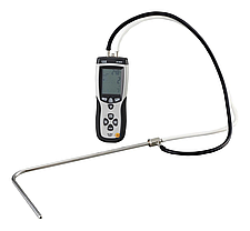 Дифманометр-вимірювач швидкості та витрати повітря з трубкою Піто CEM DT-8920, фото 2