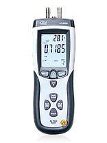 Дифманометр-вимірювач швидкості та витрати повітря з трубкою Піто CEM DT-8920, фото 3