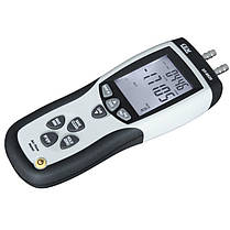 Дифманометр-вимірювач швидкості та витрати повітря з трубкою Піто CEM DT-8920, фото 4