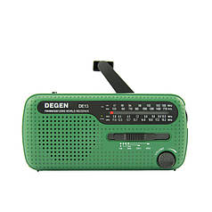 Багатофункціональний радіоприймач-ліхтарик з функціями автономного живлення і сигналізації DEGEN DE13DSP