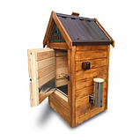 Коптильня на 10кг будиночок Міні - 2.0 (3 в 1) для холодного та гарячого копчення з функцією сушіння і валения, фото 2