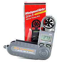 Кишеньковий анемометр з електронним компасом AZ-8996, фото 3