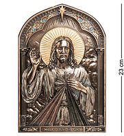 Панно картина объемная Veronese Божественное Милосердие 23 см 1906379 бронзовое напыление