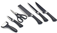 Набір кухонних ножів із нержавіючої сталі 6 предметів Zepline ZP-035