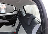 Чохли на сидіння Пежо 107 (чохли з екошкіри Peugeot 107 стиль Premium), фото 8