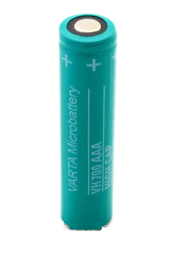 Аккумулятор промисловий Varta VH700AAA, 55171, 730mAh, 2.1A, Ni-MH AAA, flat top