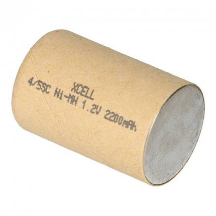 Акумулятор промисловий X-Cell 4/5SC, 2200 mAh, NiMh, flat top, фото 4