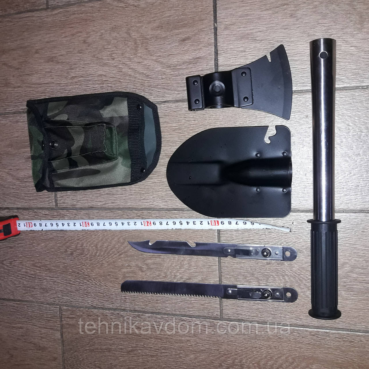 Лопата туристична 4 в 1
