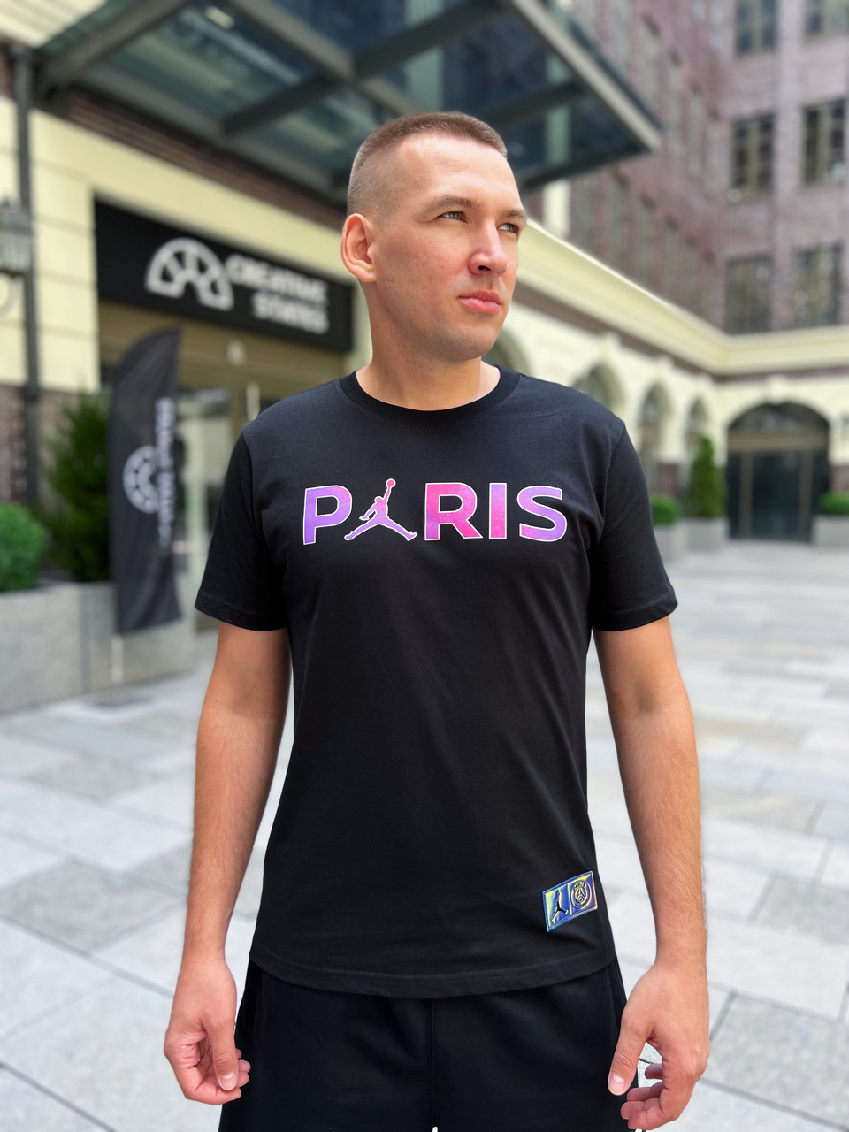 Футболка чоловіча Jordan x Paris Saint-Germain / CZ0802-010 (Розміри:S,M,L,XL,2XL)