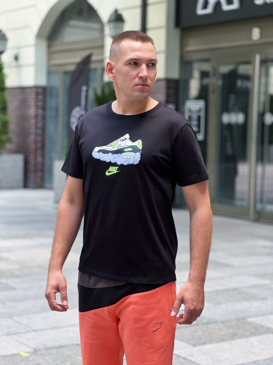 Футболка чоловіча Nike M NSW Air AM90 Tee / DB4826-010 (Розміри:S,M,L,XL,2XL)
