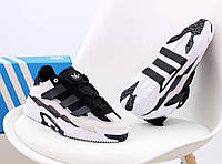 Мужские кроссовки Adidas Niteball 32136 черно-белые