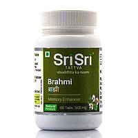 Брахмі, Брамі, Brami, Brahmi, Sri Ayurveda, Bacopa monnieri, 60 таб бакопа монье