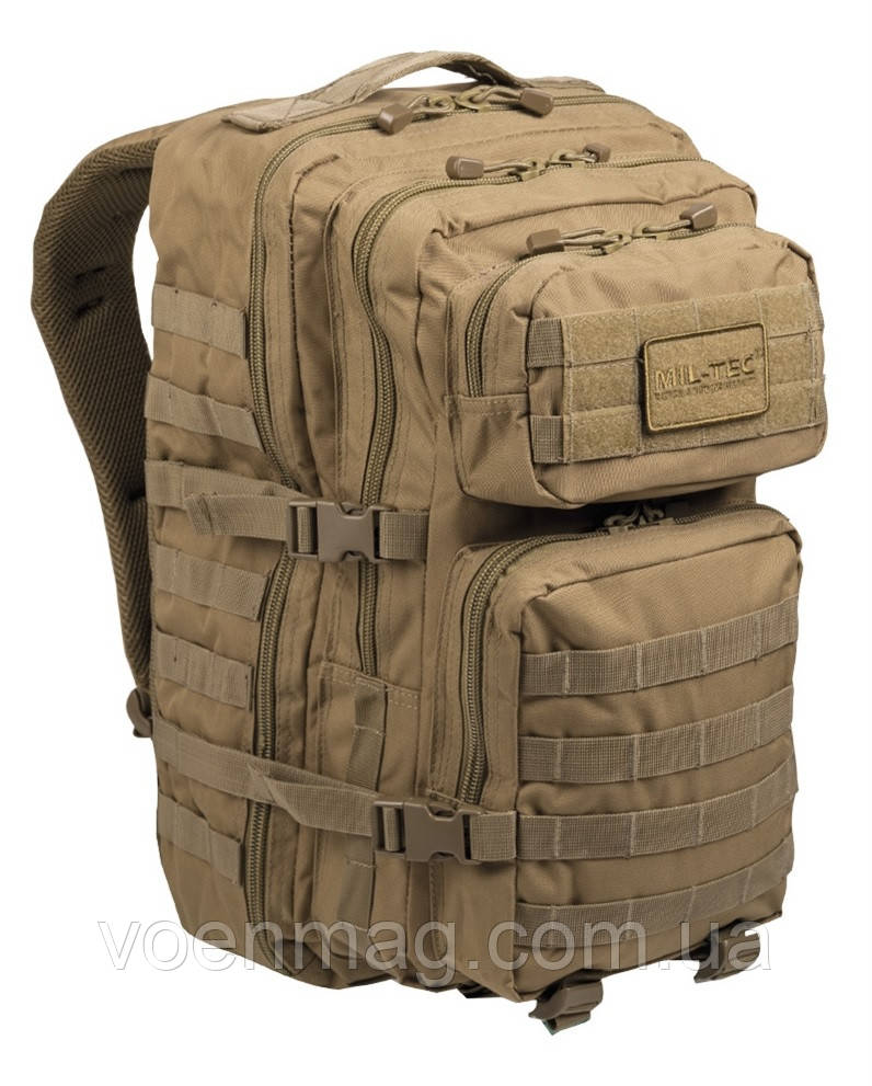 Тактичний рюкзак Mil-Tec Assault LG COYOTE 36 л, новий
