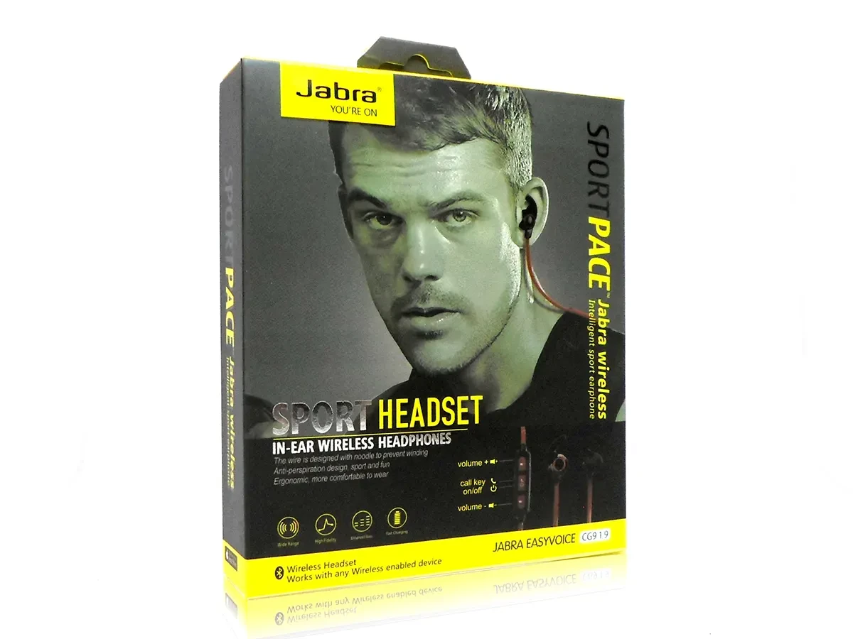 Навушники вакуумні з мікрофоном Bluetooth Jabra JD919 200шт 7645