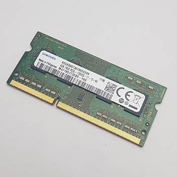 Оперативна пам'ять 4gb ddr3l 1600 so-dimm samsung m471b5173eb0-yk0 оригінал з розборки