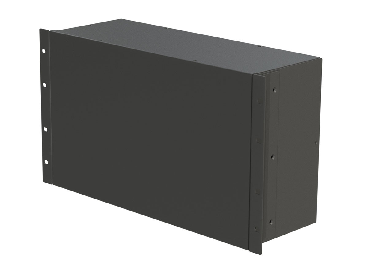 Корпус металевий MiBox Rack 6U, модель MB-6160SP (Ш483(432) Г162 В264) чорний