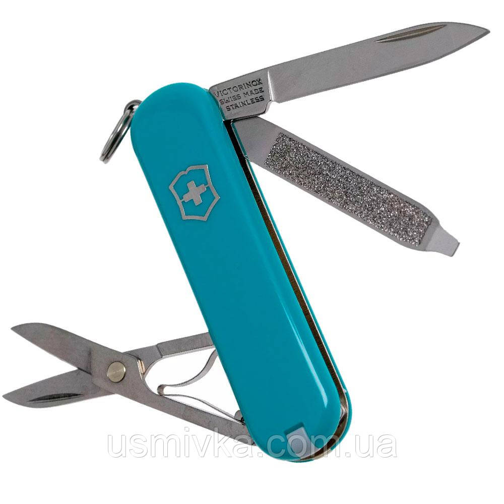 Victorinox Classic SD Colours, Mountain Lake 0.623.23G Швейцарський кишеньковий ніж, фото 1