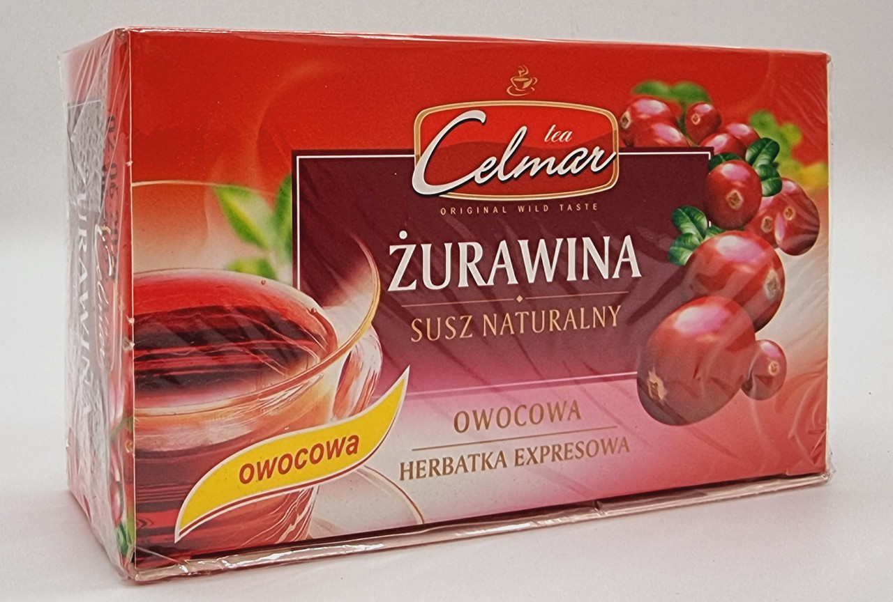 Чай фруктовий "Celmar" Журавлина 20 пакетиків