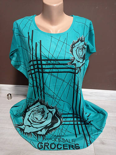 Купить Женская туника БАТАЛ Турция Дача Стильная Роза 50-60 размеры ...